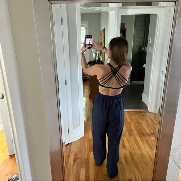 Reebok navy oversized track pant - Picture 3 of 13